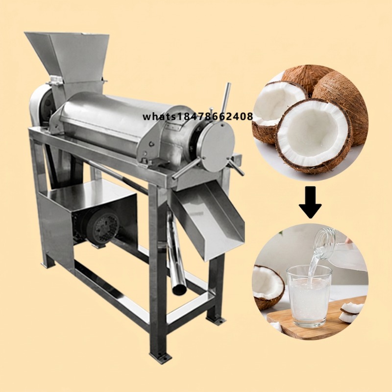 Juicer - Goedgekeurde 0,5t spiraalpers met non-stop werking,
