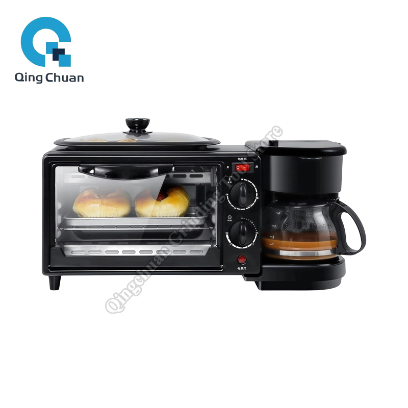 Toaster - Ontbijtmachine Multifunctioneel Huishoudelijk Hoogwaardig Drie-in-één Sandwichmaker