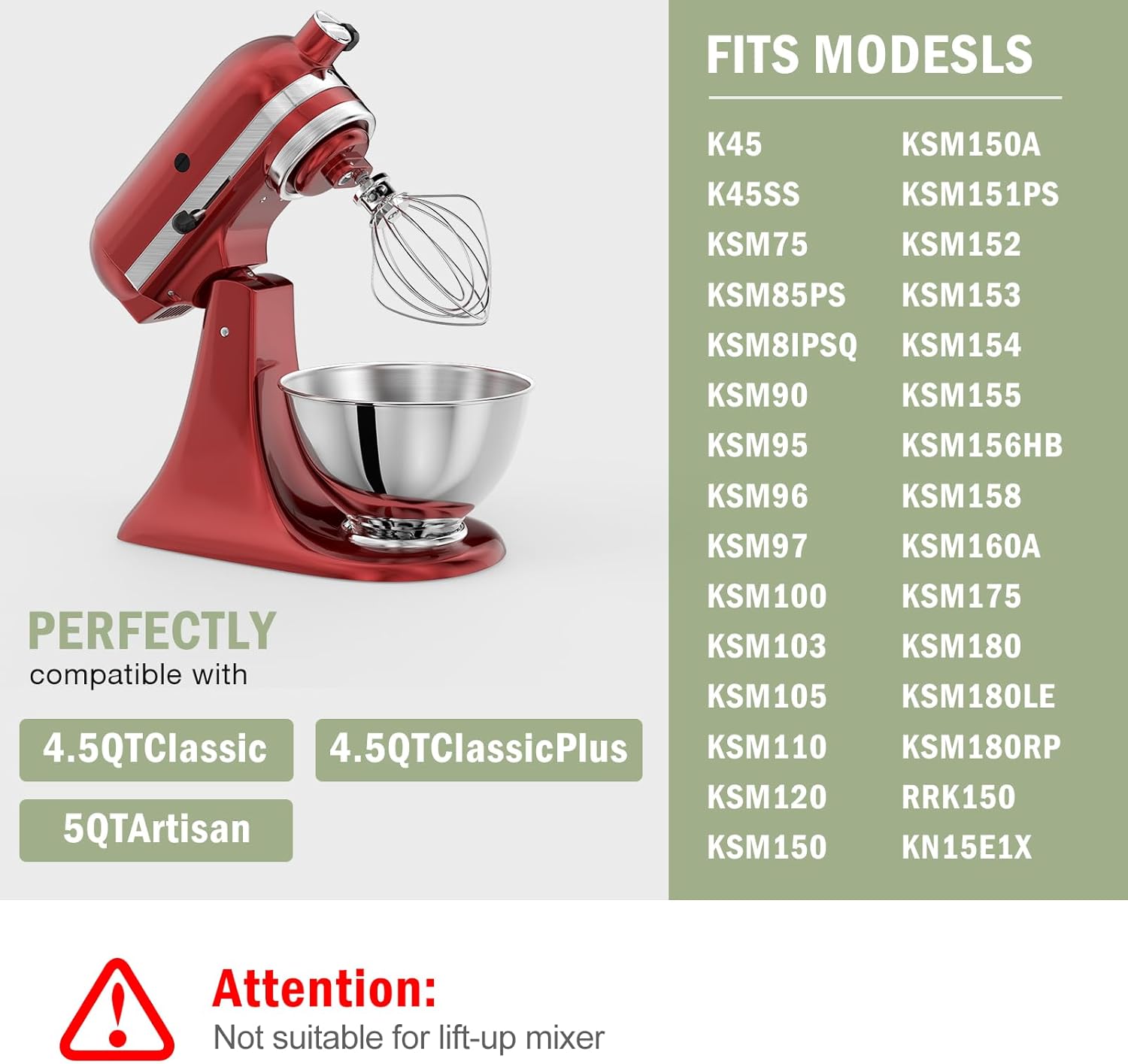 3-kwart roestvrijstalen kom vo - Stand Mixer recensie en prijs