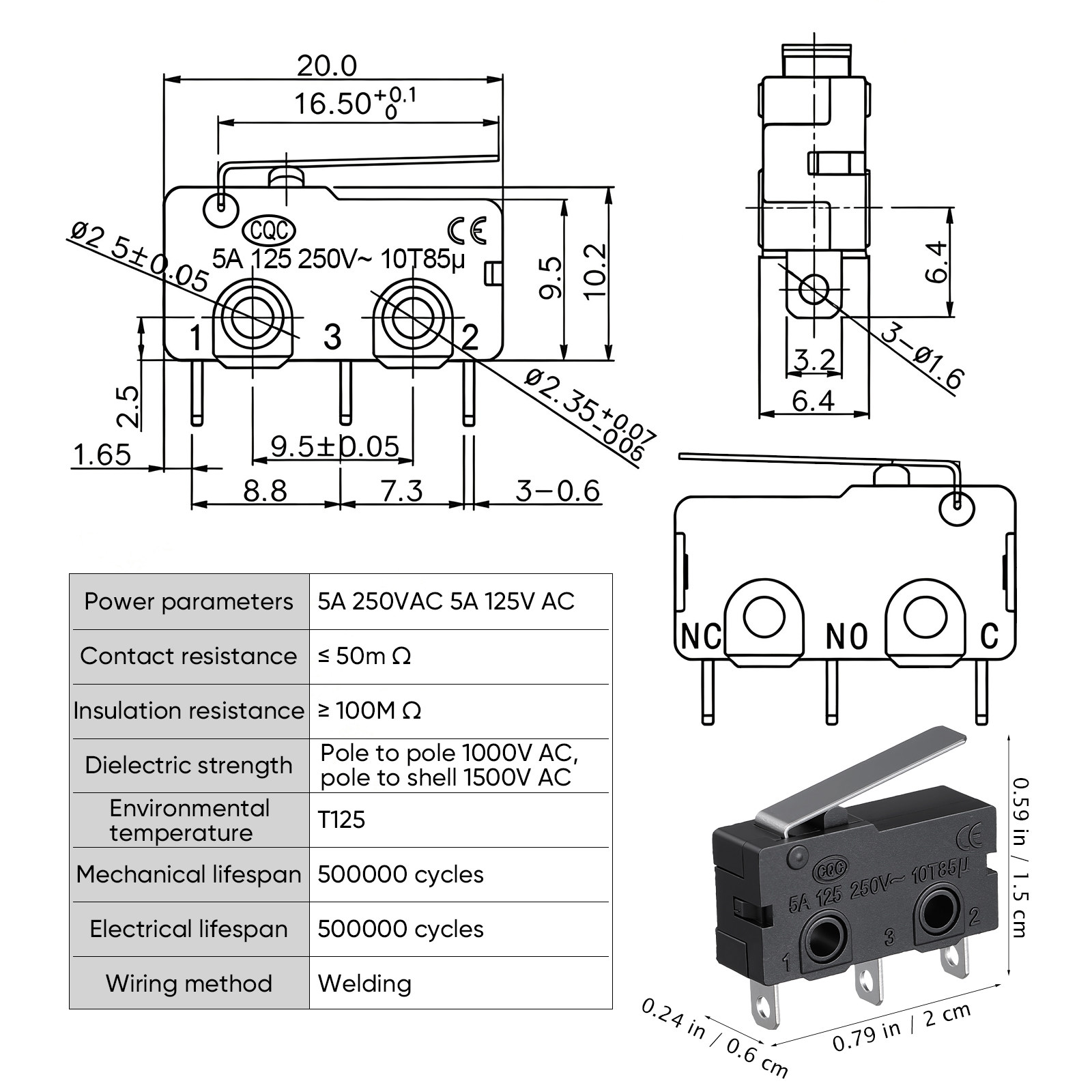 Magnetrondeur microschakelaar  - Microwave Oven recensie en prijs