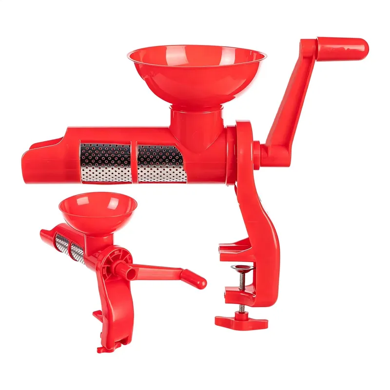 Tomatenpers met handbediening, - Juicer recensie en prijs