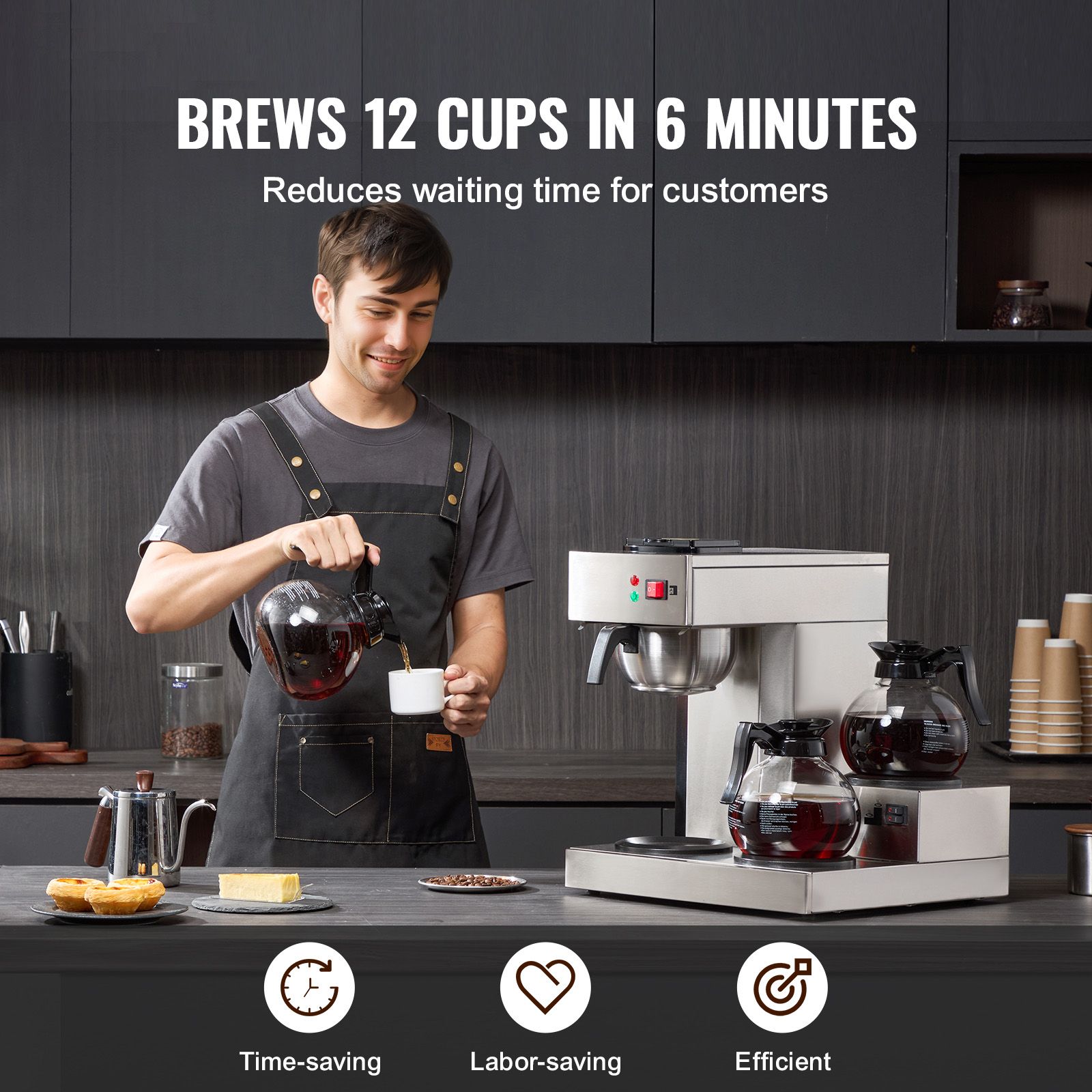 12-kops commercieel druppelkof - Coffee Maker recensie en prijs
