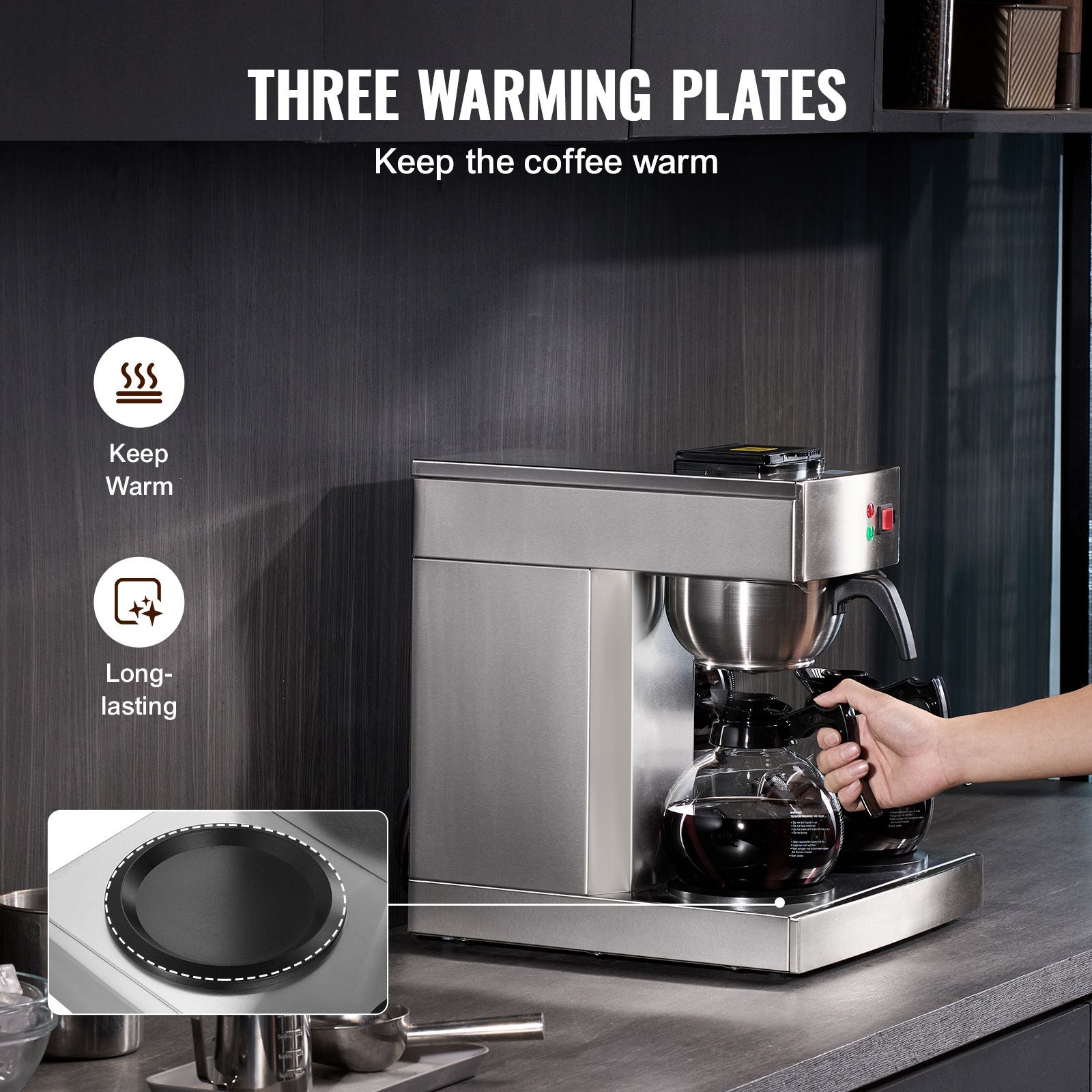 12-kops commercieel druppelkof - Coffee Maker recensie en prijs